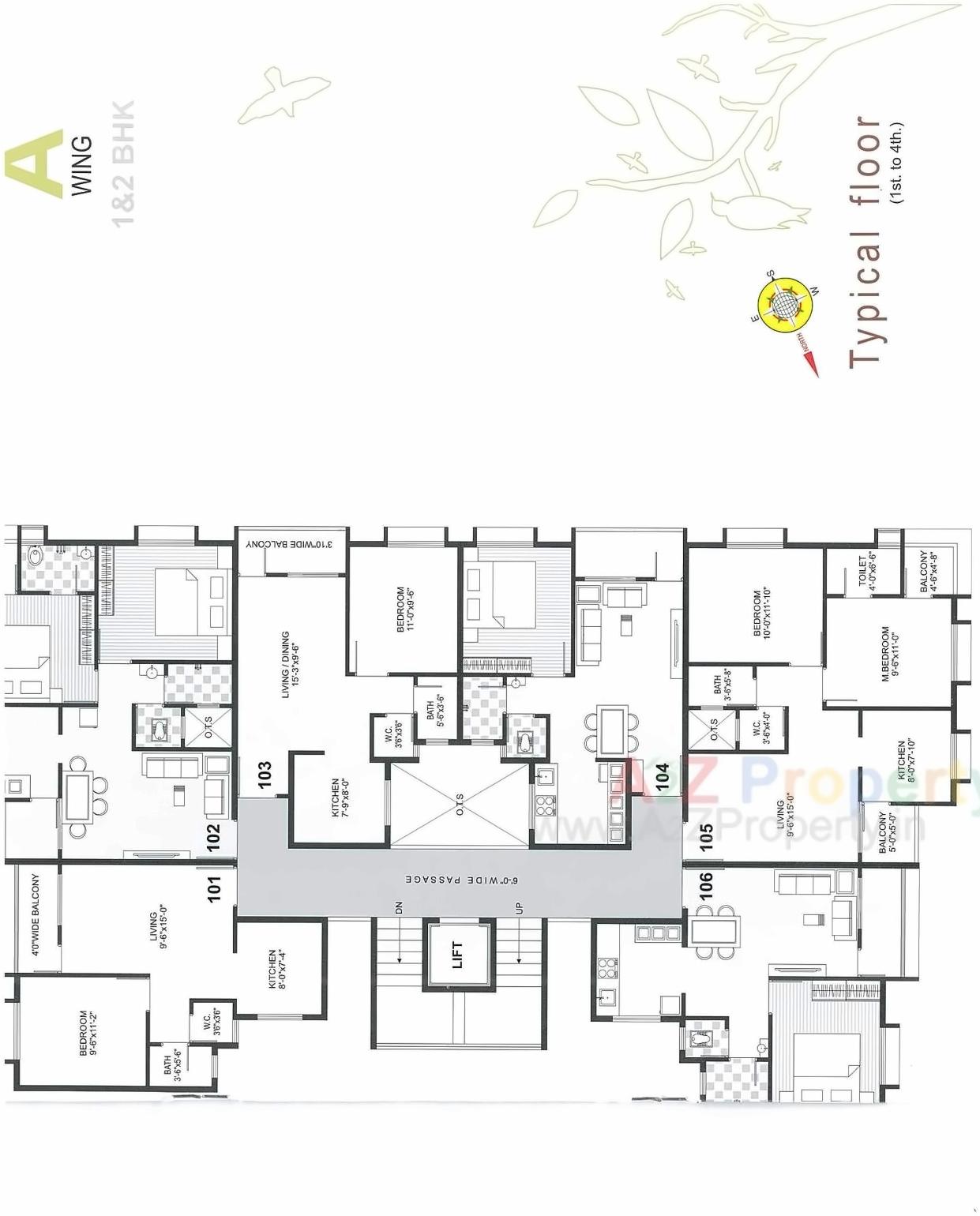 Layout of real estate project Vanvaso located at Dungra, Valsad, Gujarat