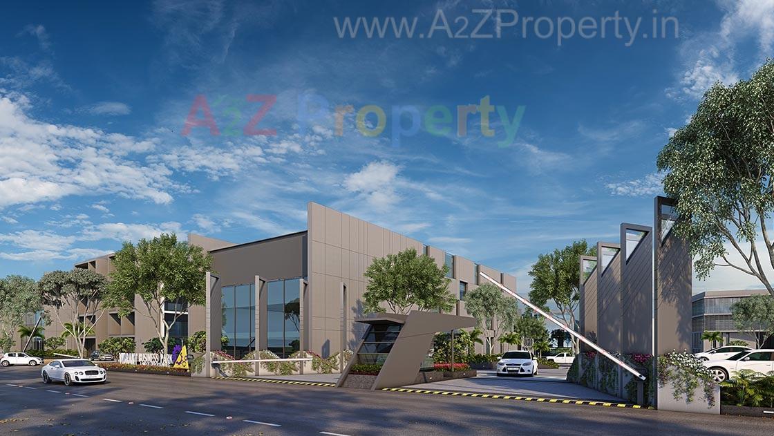 3D Elevation of real estate project Vibrant Business Park located at Vapi, Valsad, Gujarat