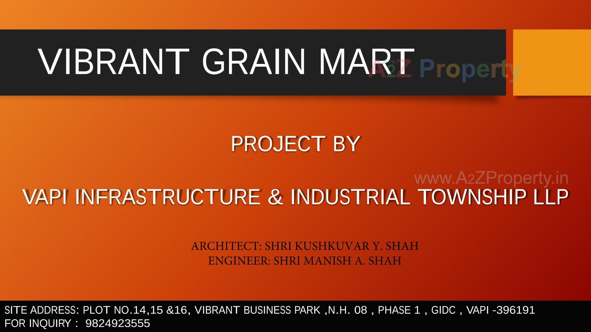  of real estate project Vibrant Grain Mart located at Vapi, Valsad, Gujarat