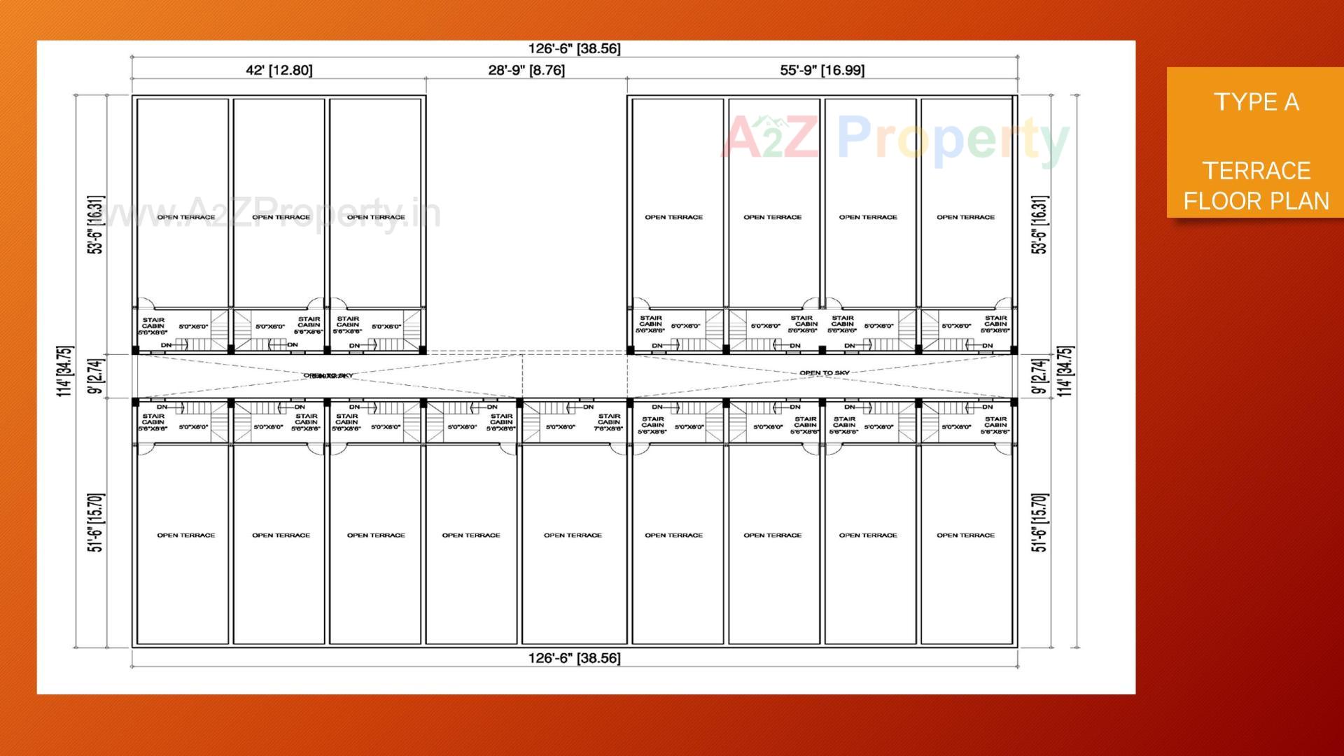 Layout of real estate project Vibrant Grain Mart located at Vapi, Valsad, Gujarat