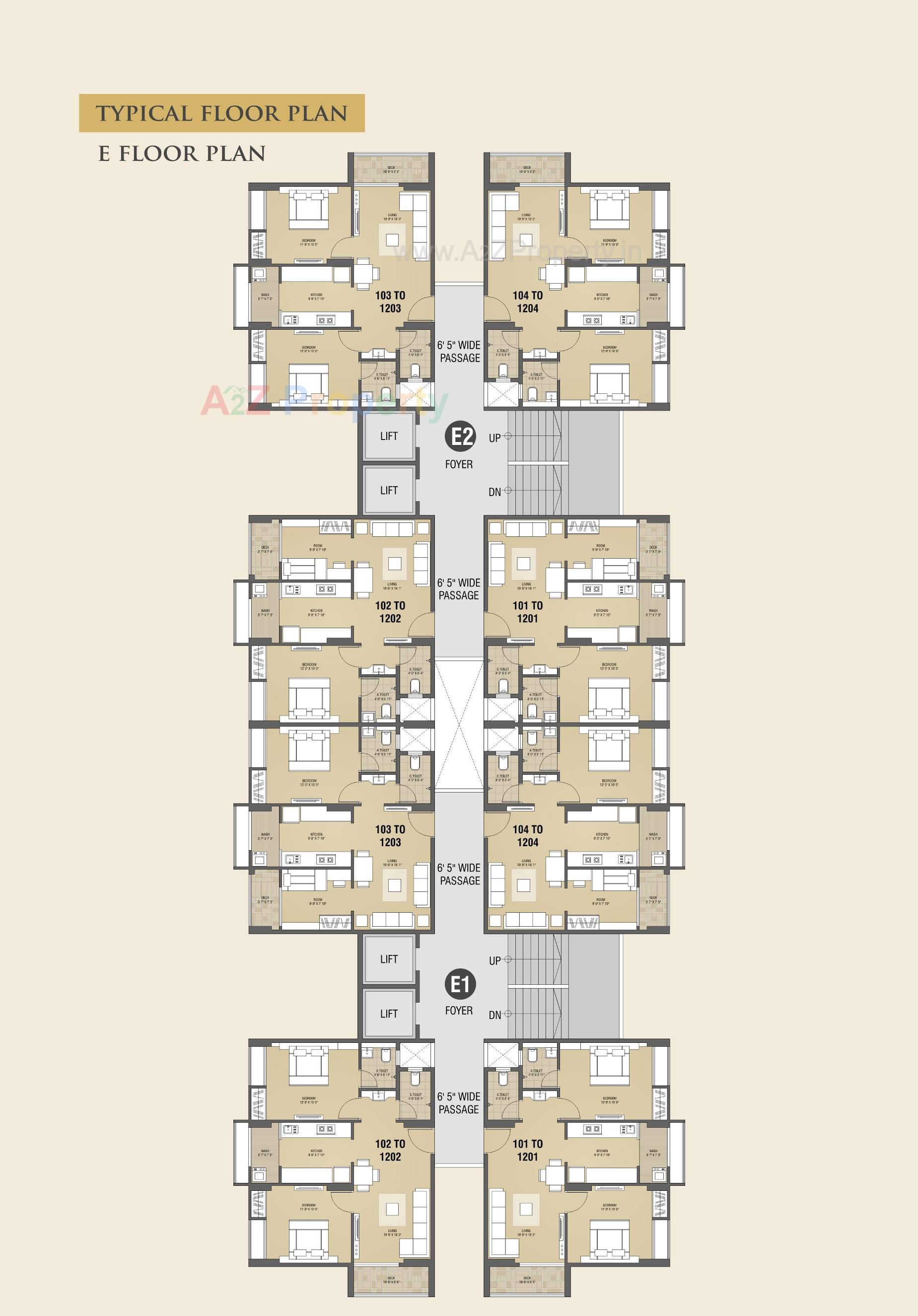 Layout of real estate project Vivan located at Chala, Valsad, Gujarat