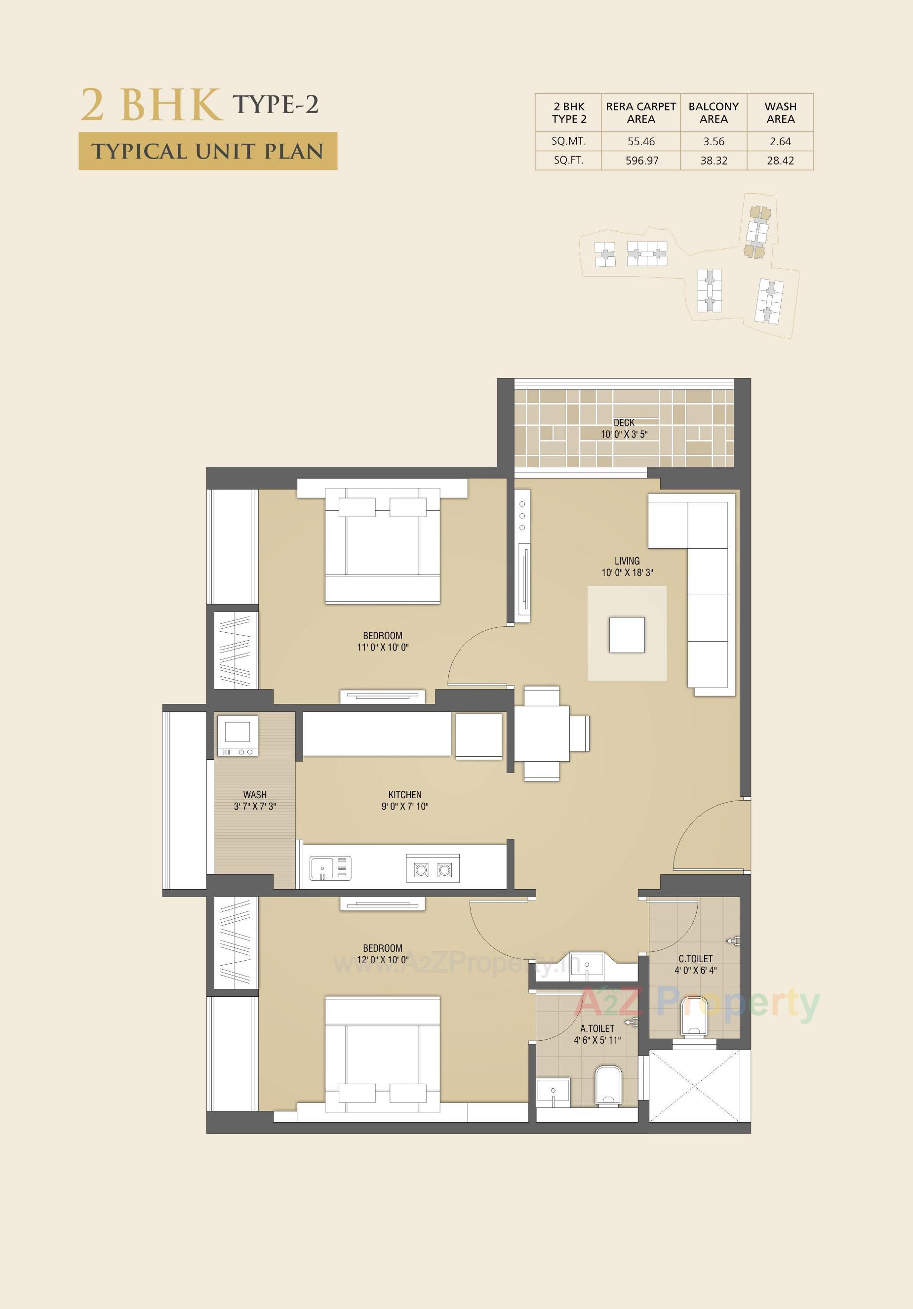 Layout of real estate project Vivan located at Chala, Valsad, Gujarat