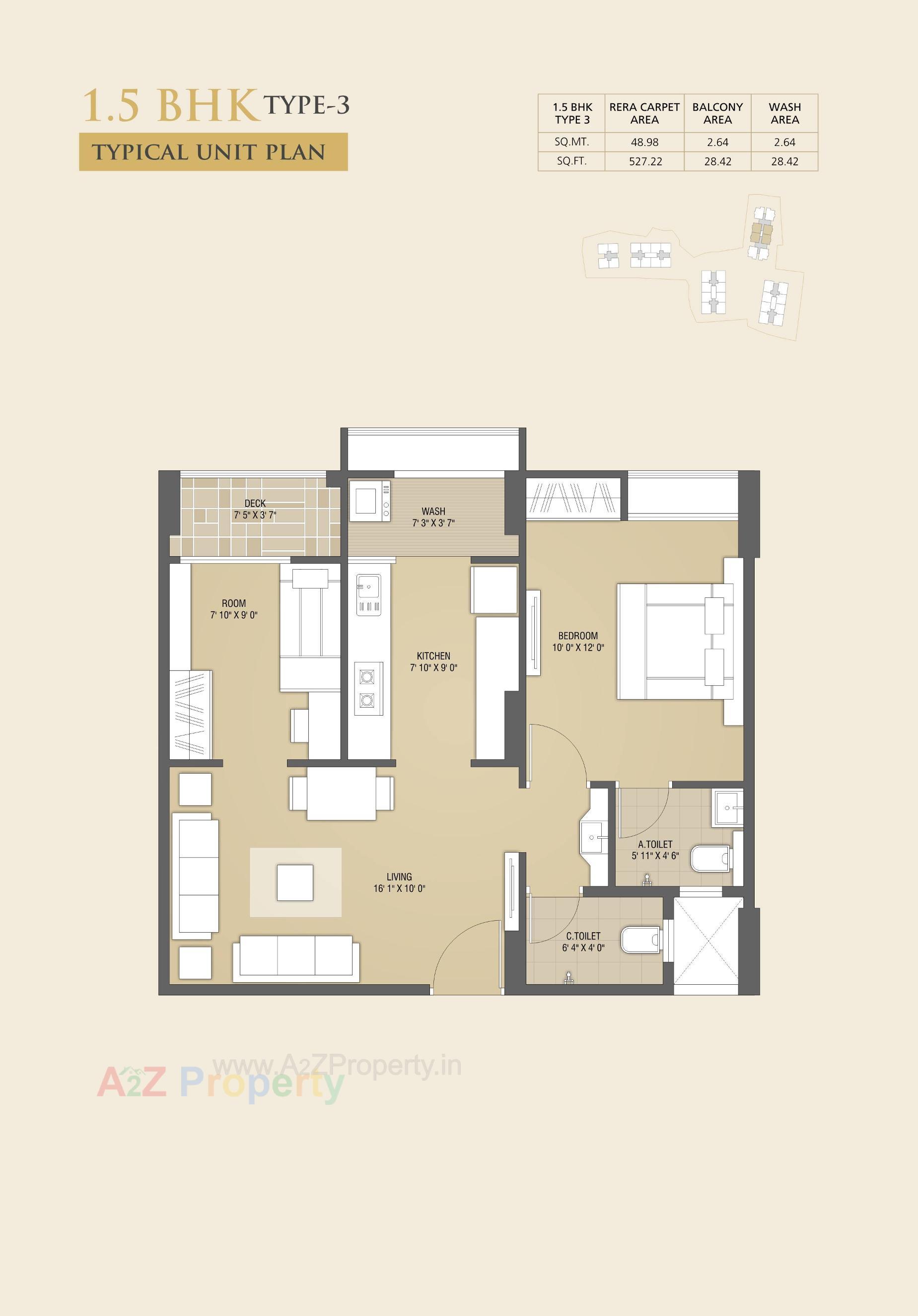 Layout of real estate project Vivan located at Chala, Valsad, Gujarat