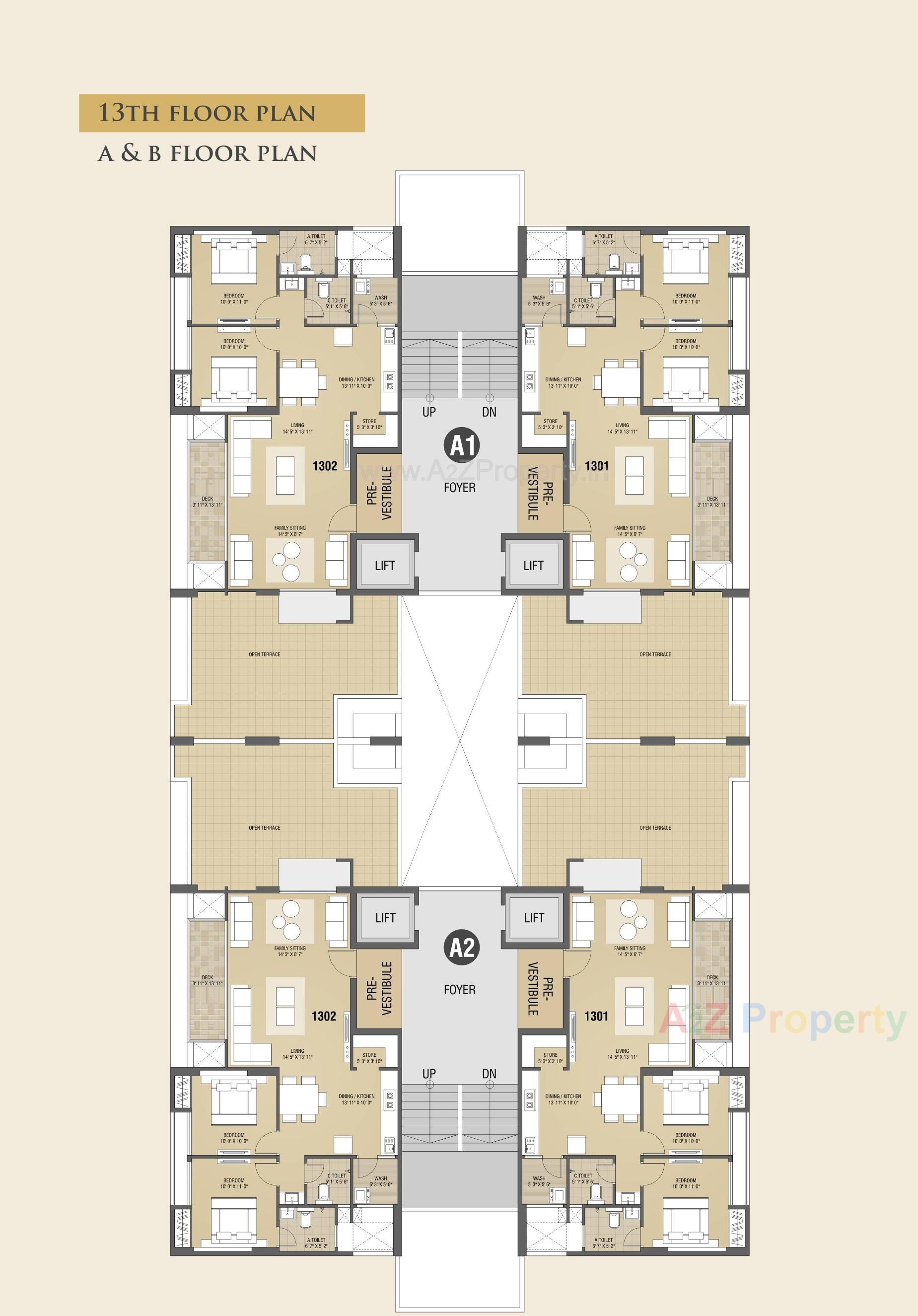 Layout of real estate project Vivan located at Chala, Valsad, Gujarat
