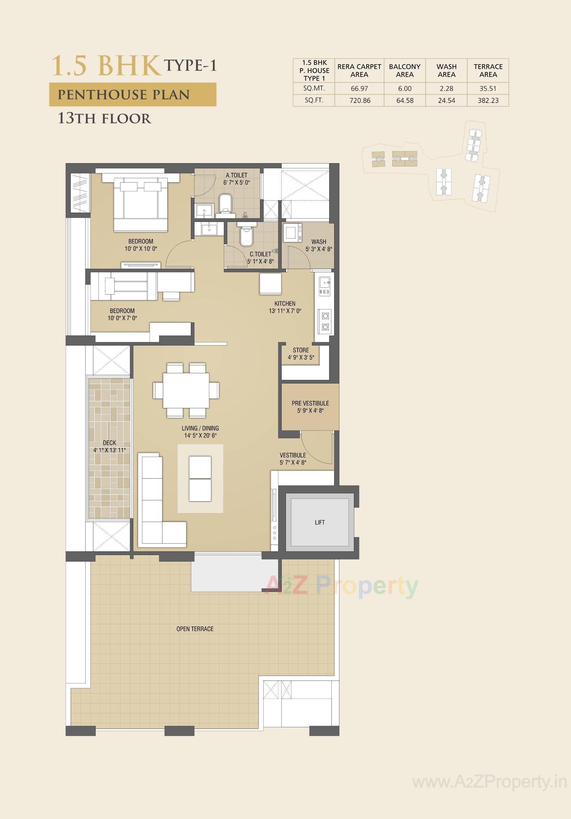 Layout of real estate project Vivan located at Chala, Valsad, Gujarat