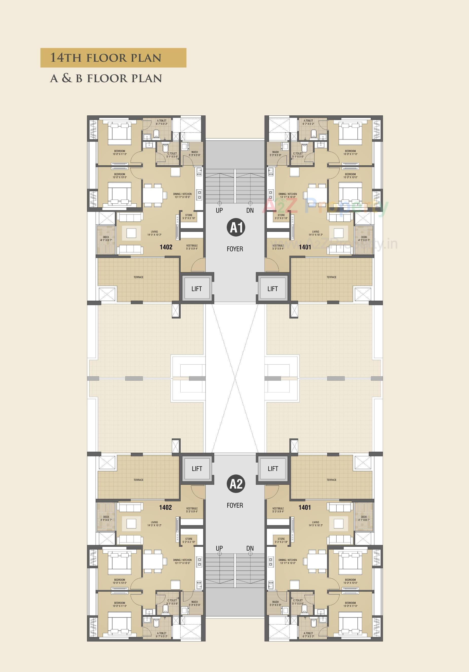 Layout of real estate project Vivan located at Chala, Valsad, Gujarat