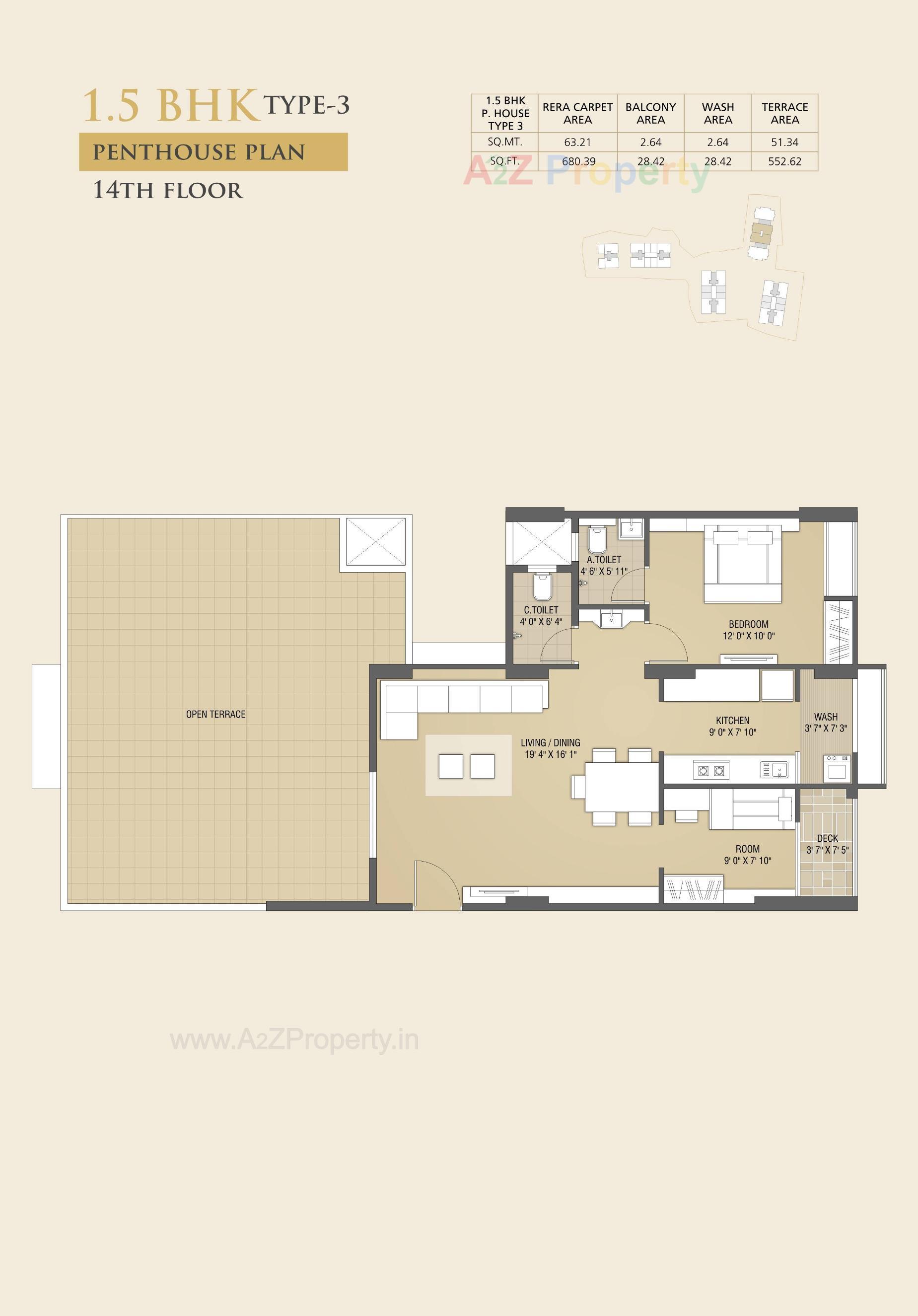 Layout of real estate project Vivan located at Chala, Valsad, Gujarat