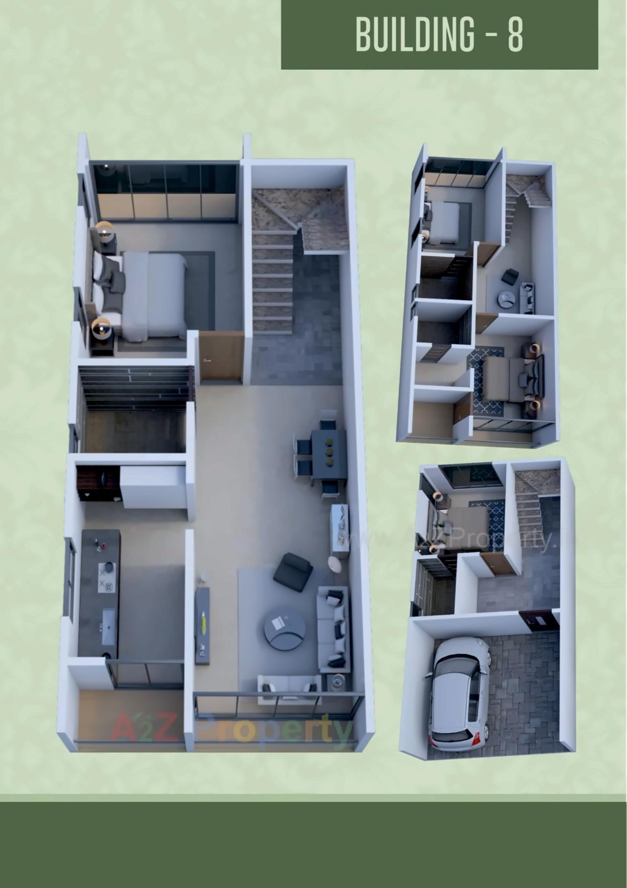 Layout of real estate project Vraj Bunglows located at Pardi, Valsad, Gujarat