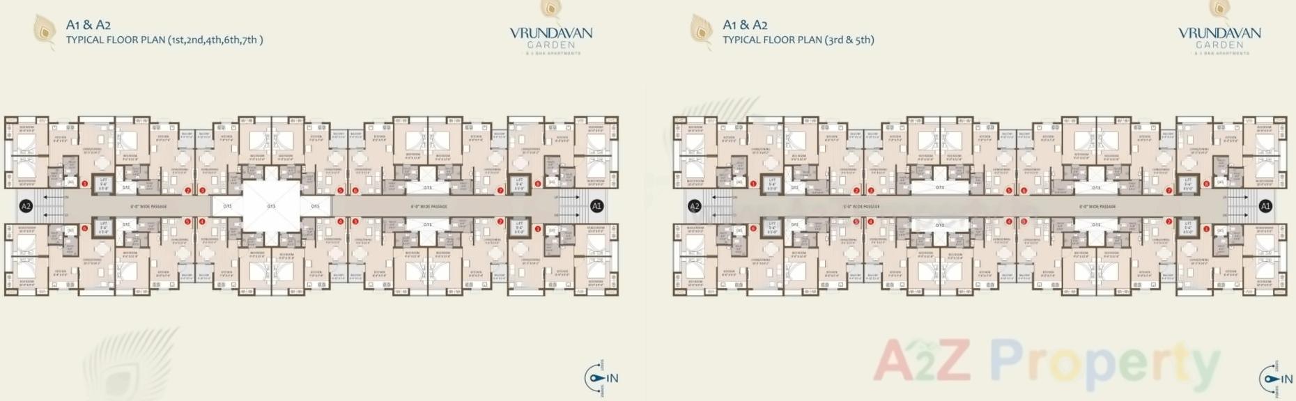 Layout of real estate project Vrundavan Garden located at Pardi, Valsad, Gujarat