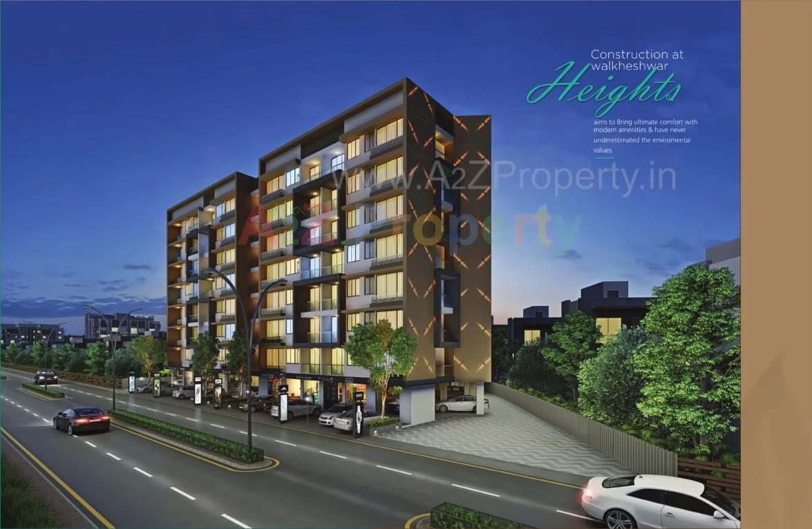 3D Elevation of real estate project Walkeshwar Heights located at Vaapi, Valsad, Gujarat