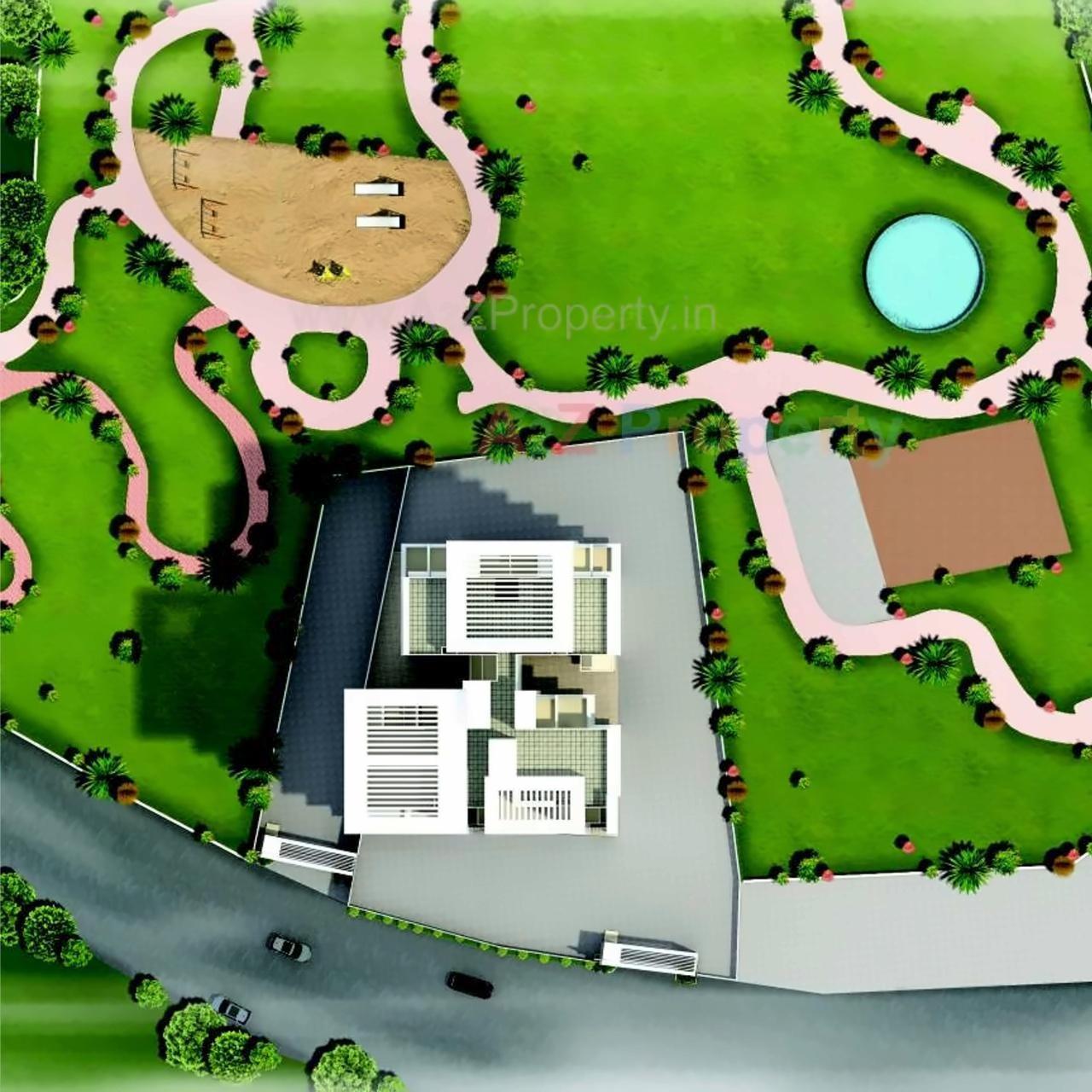 Layout of real estate project Naman Galaxy located at Ahmadnagar-m-corp, Ahmednagar, Maharashtra