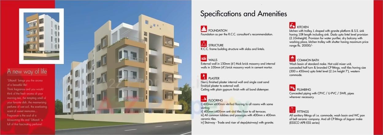  of real estate project Utkarsha located at Ahmadnagar-cb, Ahmednagar, Maharashtra