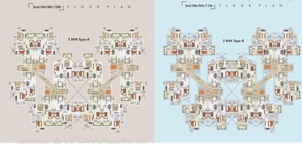 Layout of real estate project Govinda Sky located at Amravati-m-corp, Amravati, Maharashtra