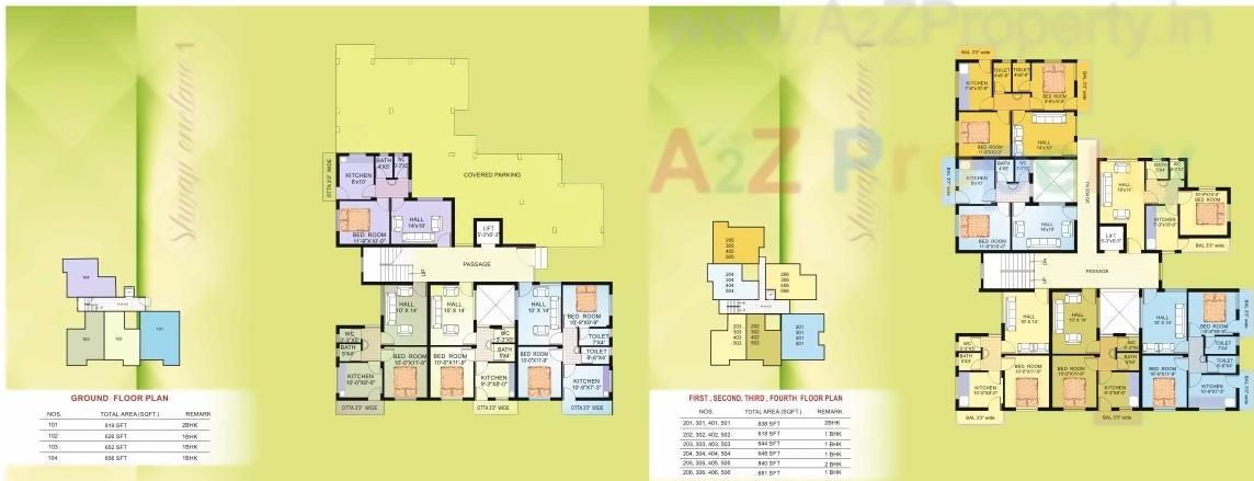 Layout of real estate project Shivaji Enclave located at Amravati-m-corp, Amravati, Maharashtra