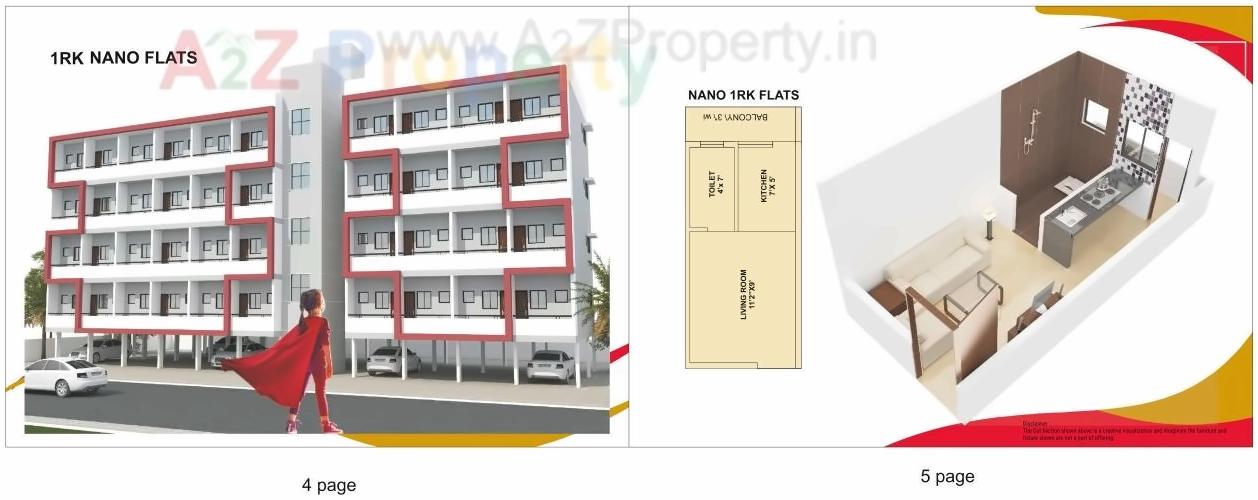 Layout of real estate project Akshad Super City located at Gangapur-jahagir, Aurangabad, Maharashtra
