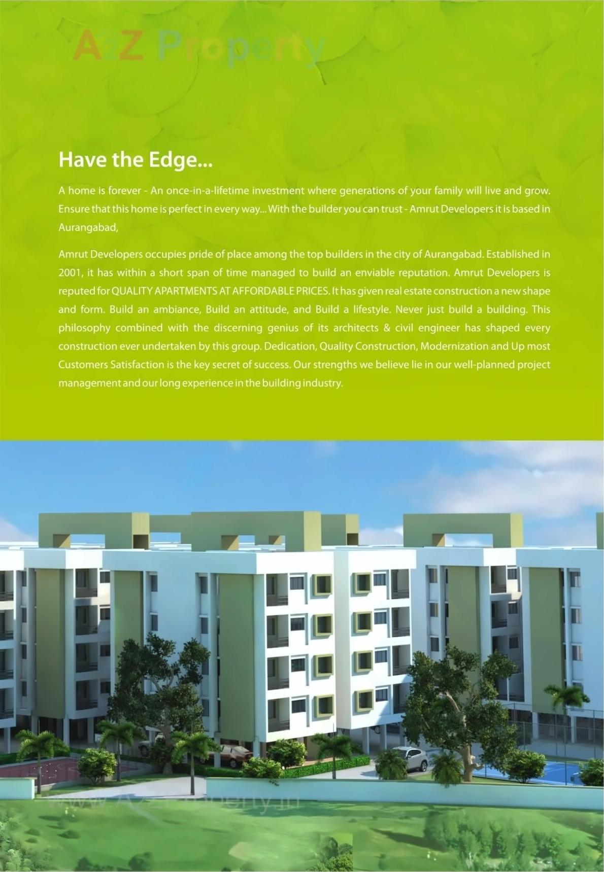 3D Elevation of real estate project Amrut Sai Plaza located at Aurangabad-m-corp, Aurangabad, Maharashtra