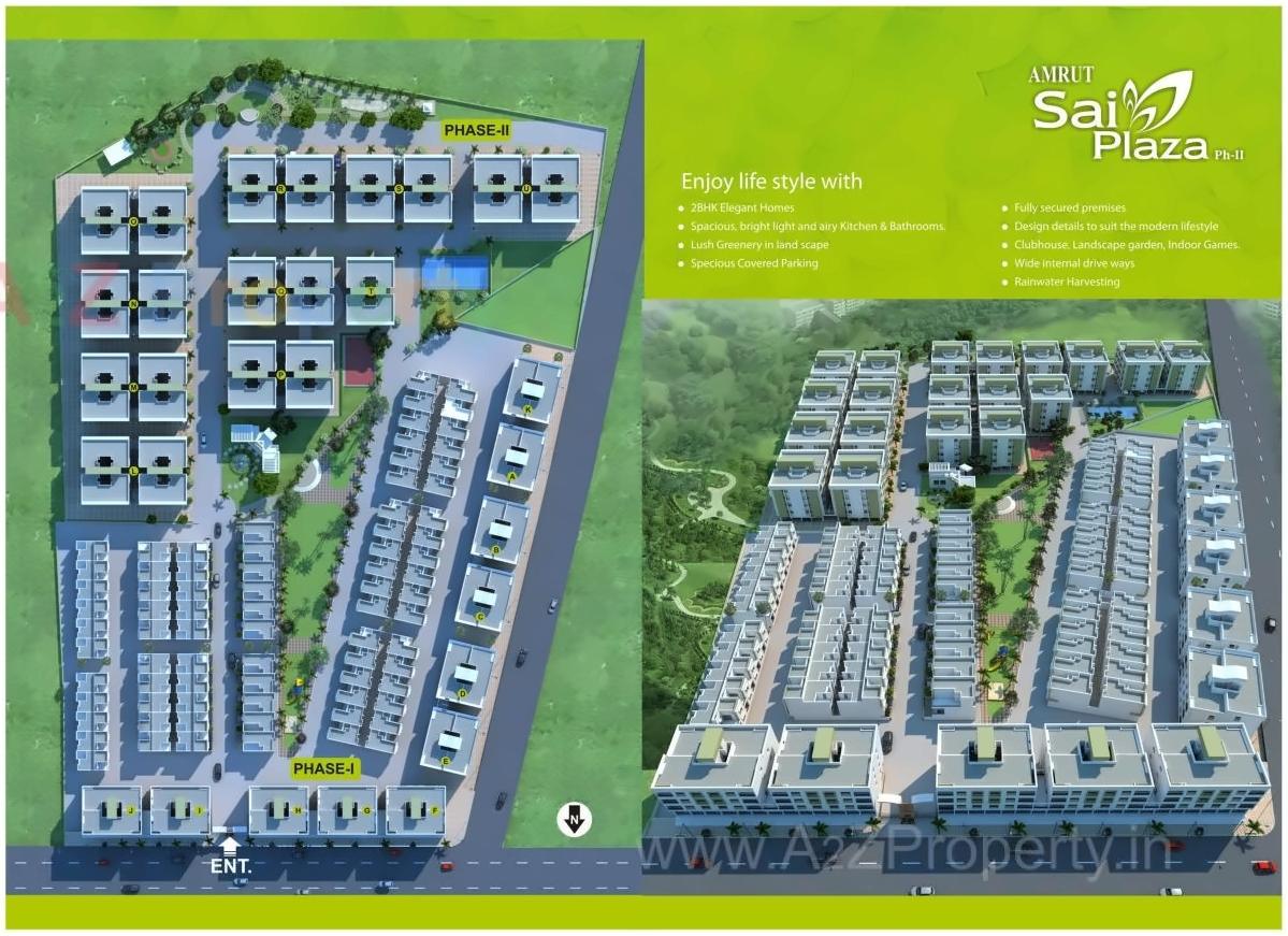 Layout of real estate project Amrut Sai Plaza located at Aurangabad-m-corp, Aurangabad, Maharashtra