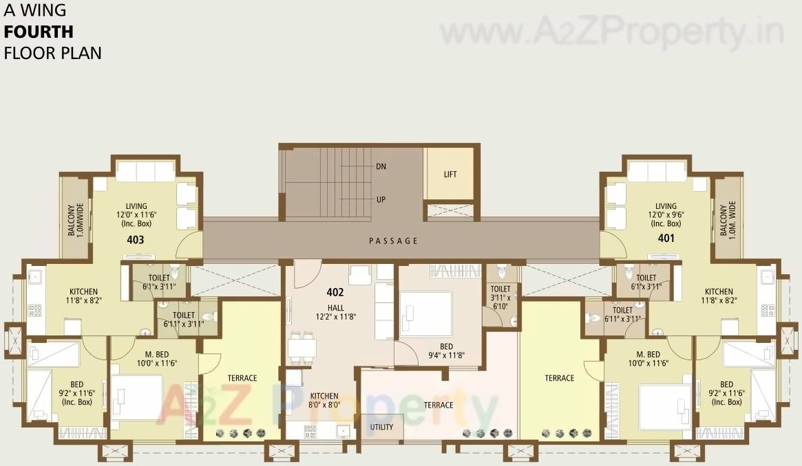 Layout of real estate project Arch Gulmohar located at Aurangabad-m-corp, Aurangabad, Maharashtra