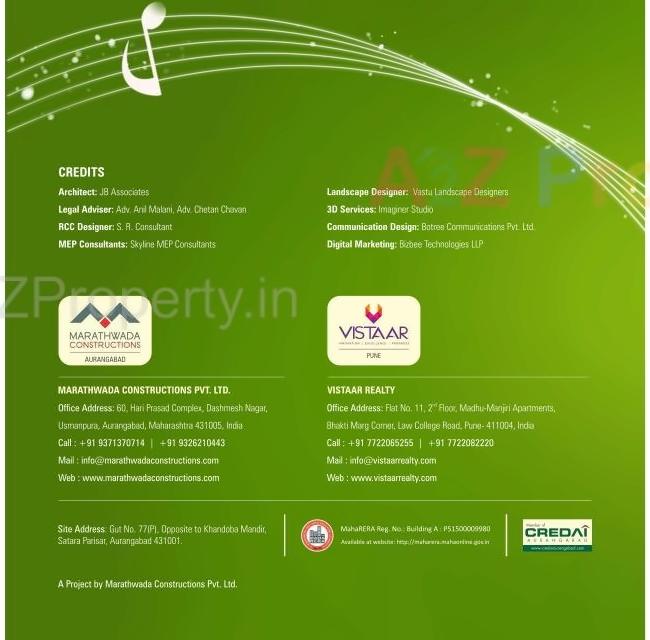  of real estate project Hari Prayag Residency Project located at Satara-ct, Aurangabad, Maharashtra