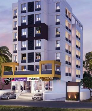 Elevation of real estate project Indradhanu located at Tisgaon, Aurangabad, Maharashtra