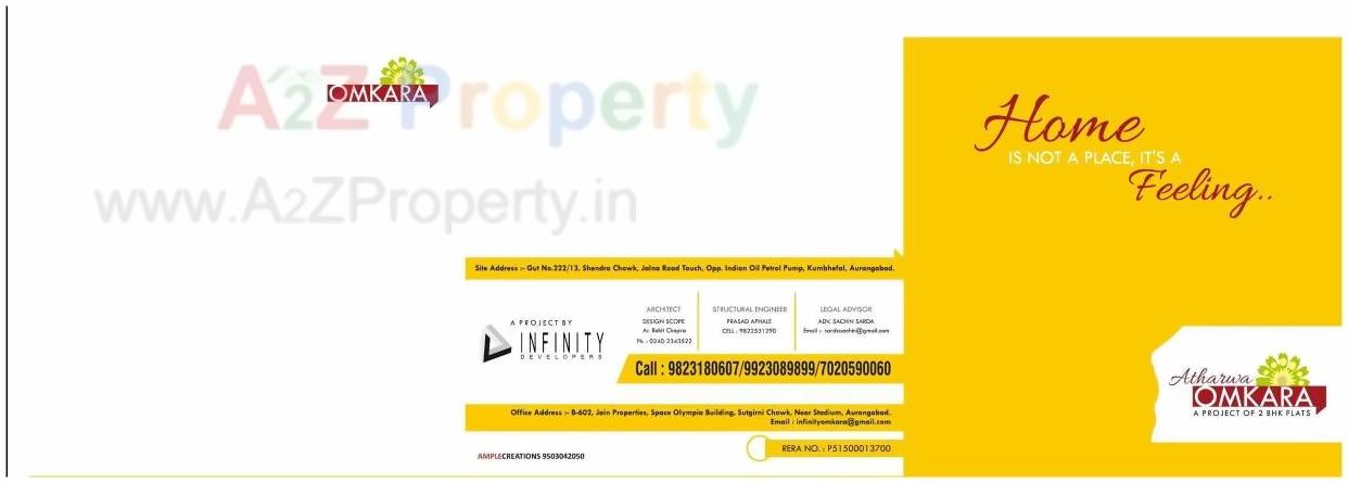  of real estate project Infinity Omkara located at Kubhephal, Aurangabad, Maharashtra
