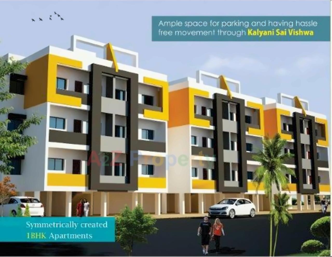 3D Elevation of real estate project Kalyani Sai Vishwa located at Aurangabad-m-corp, Aurangabad, Maharashtra