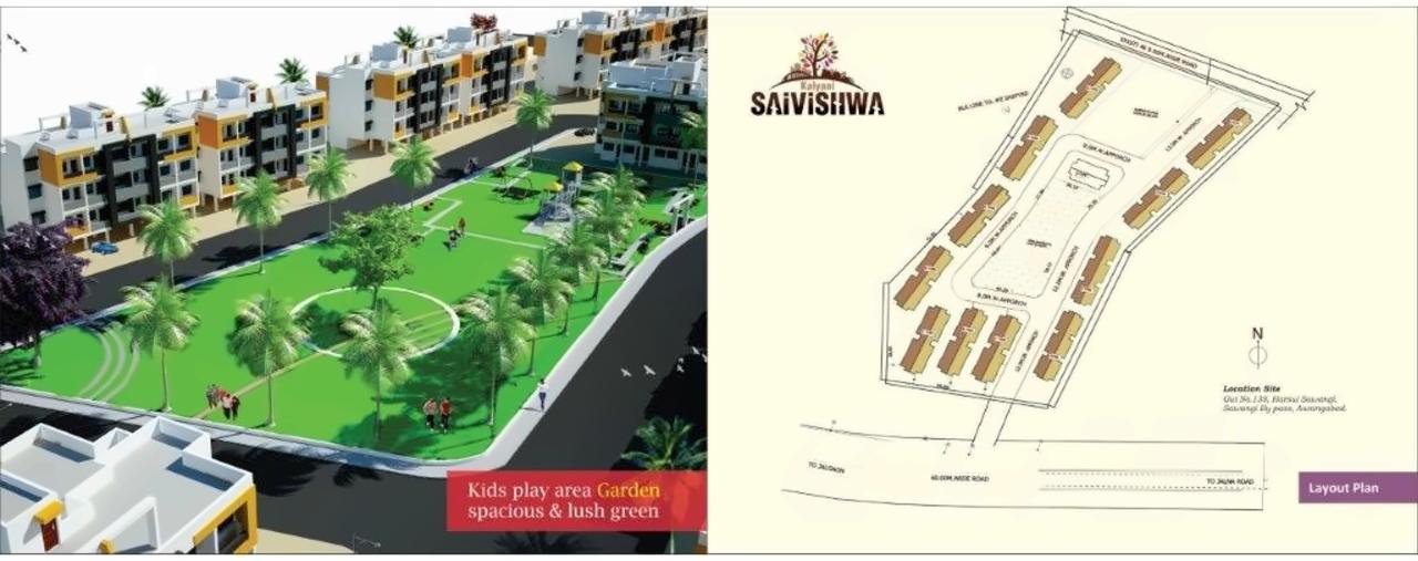  of real estate project Kalyani Sai Vishwa located at Aurangabad-m-corp, Aurangabad, Maharashtra