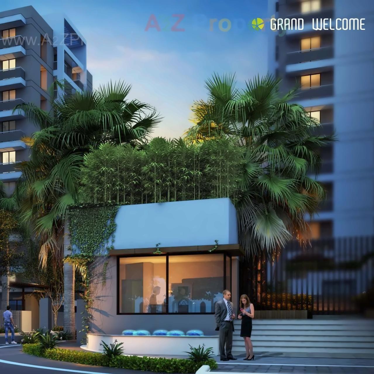 3D Elevation of real estate project My World located at Aurangabad-m-corp, Aurangabad, Maharashtra