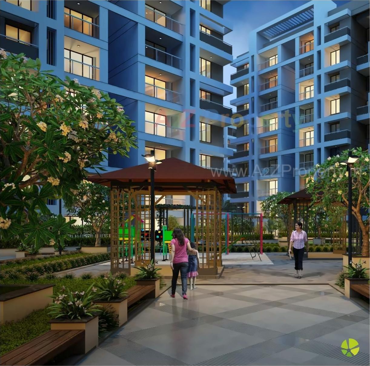 3D Elevation of real estate project My World located at Aurangabad-m-corp, Aurangabad, Maharashtra