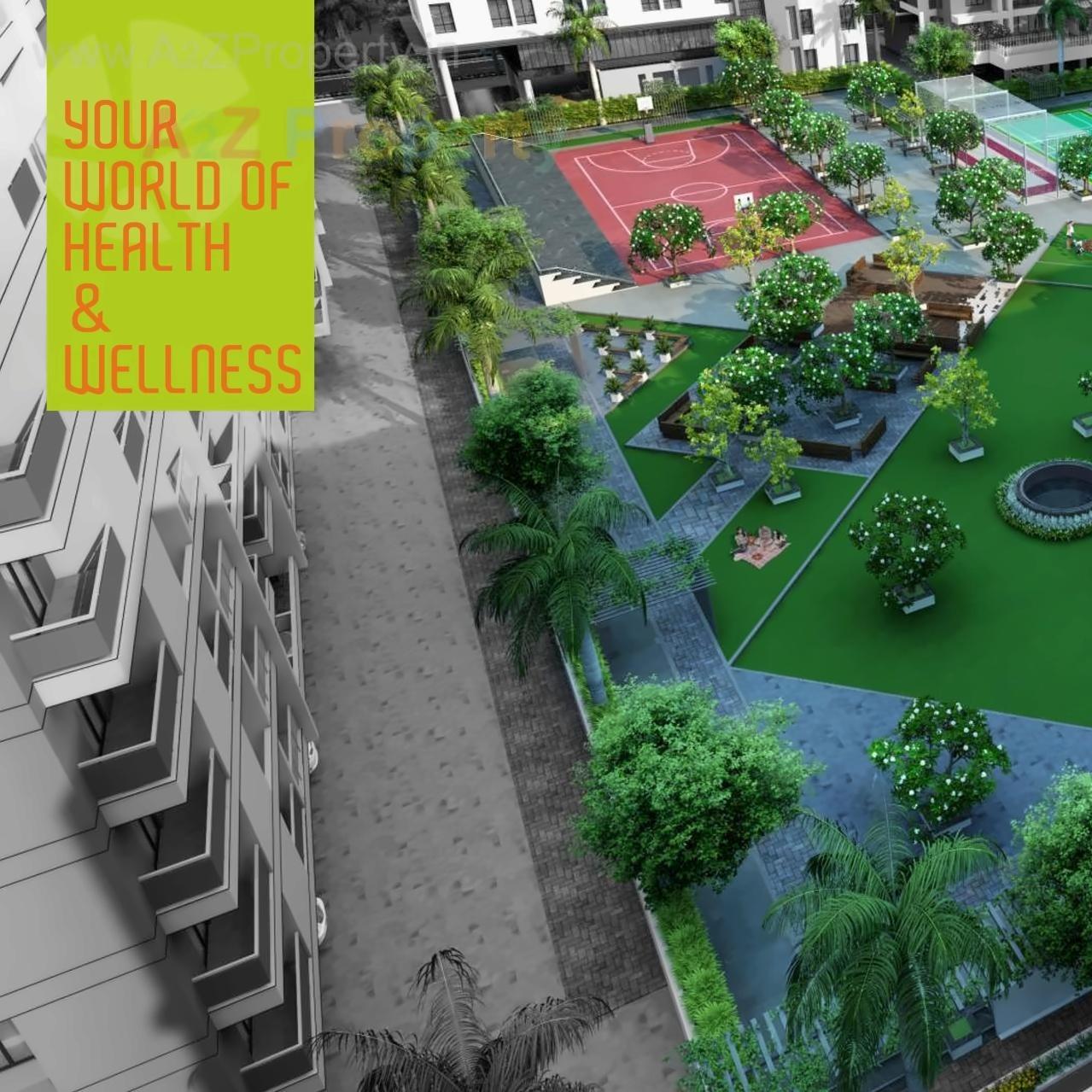 3D Elevation of real estate project My World located at Aurangabad-m-corp, Aurangabad, Maharashtra