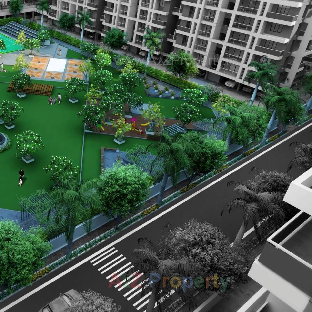 3D Elevation of real estate project My World located at Aurangabad-m-corp, Aurangabad, Maharashtra