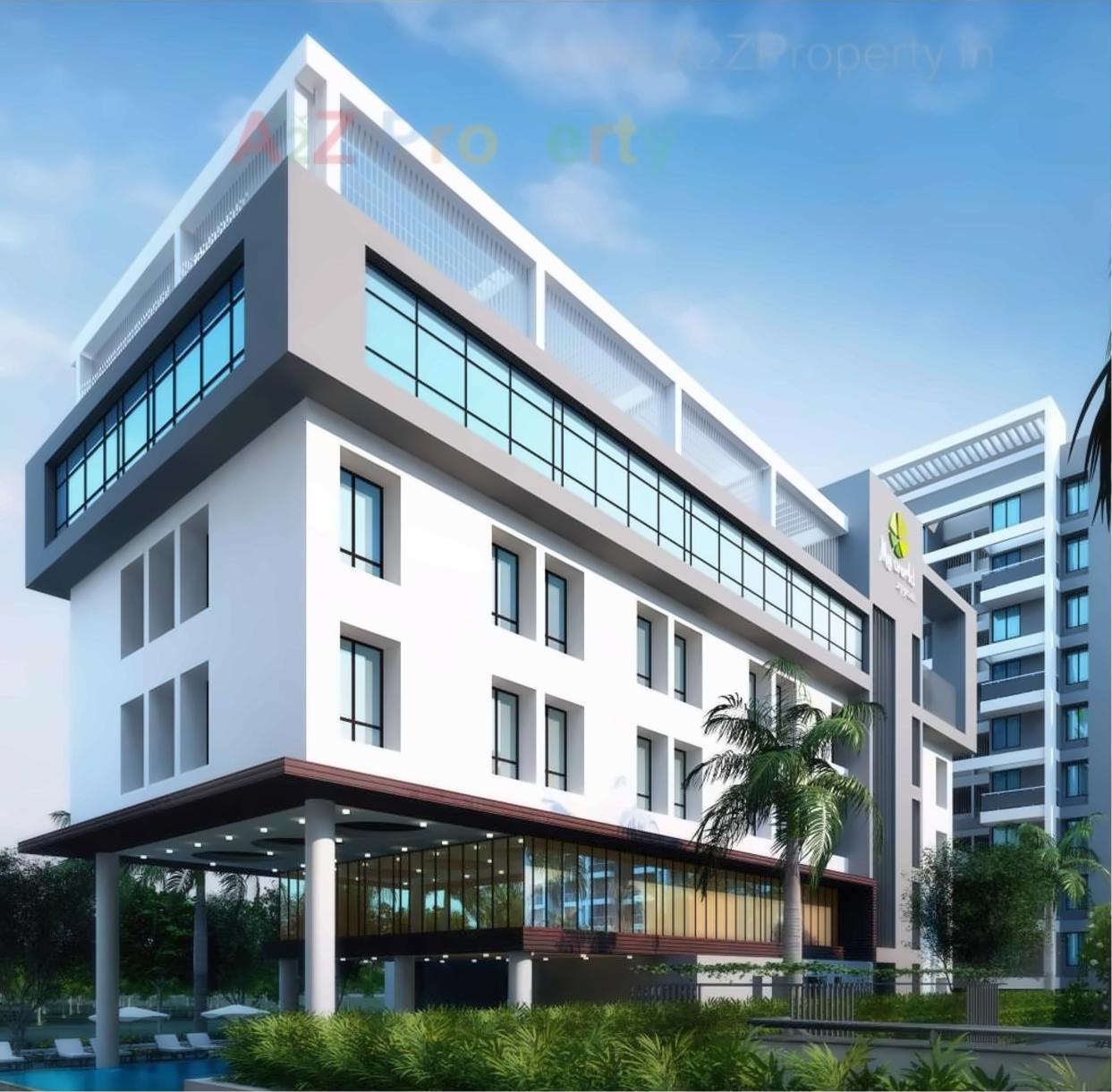 3D Elevation of real estate project My World located at Aurangabad-m-corp, Aurangabad, Maharashtra