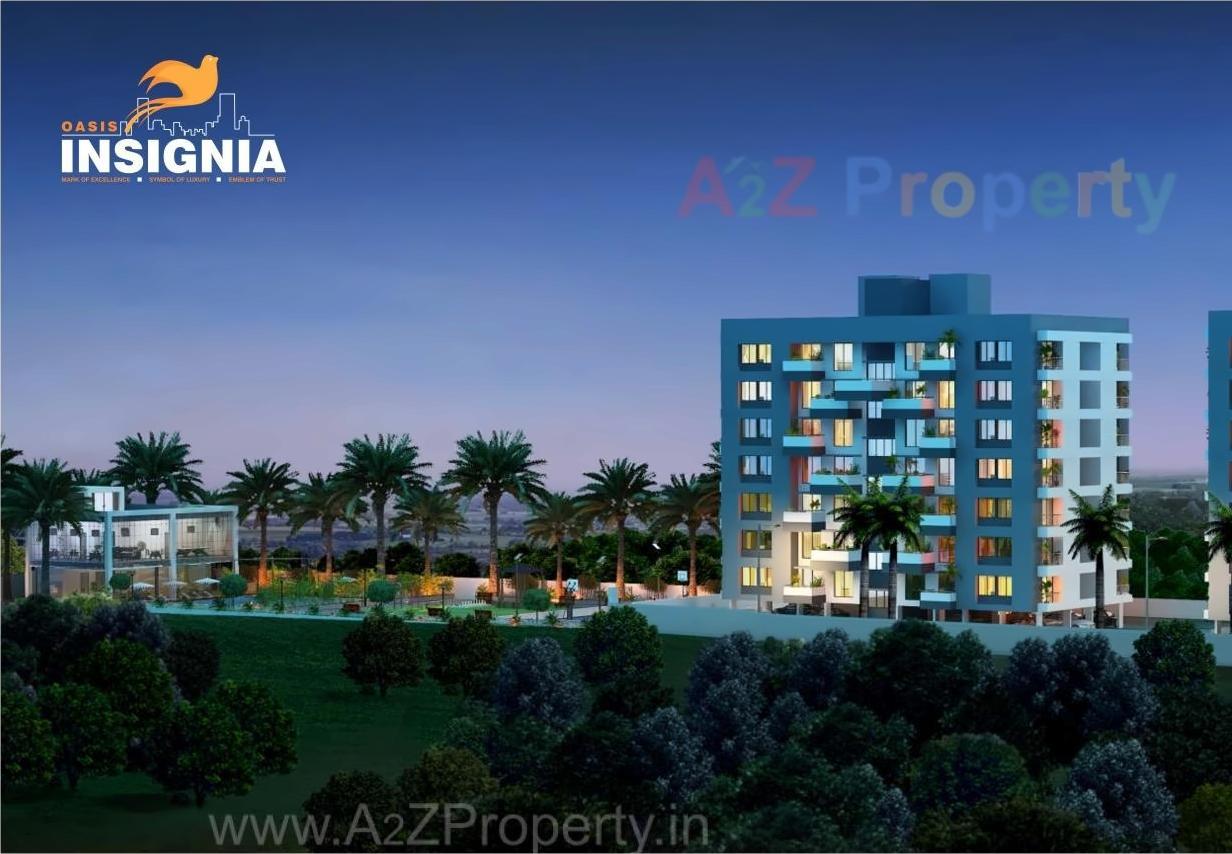 3D Elevation of real estate project Oasis Insignia located at Aurangabad-m-corp, Aurangabad, Maharashtra