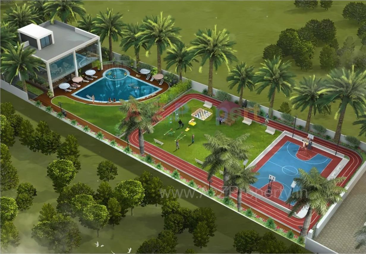 3D Elevation of real estate project Oasis Insignia located at Aurangabad-m-corp, Aurangabad, Maharashtra