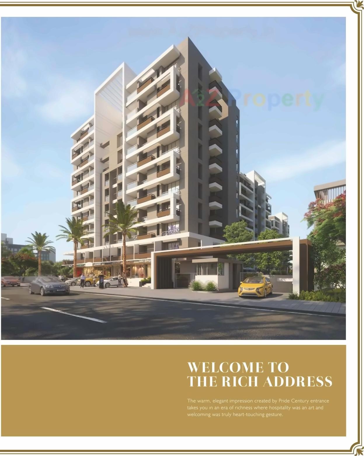 3D Elevation of real estate project Pride Century The Oval located at Aurangabad-m-corp, Aurangabad, Maharashtra