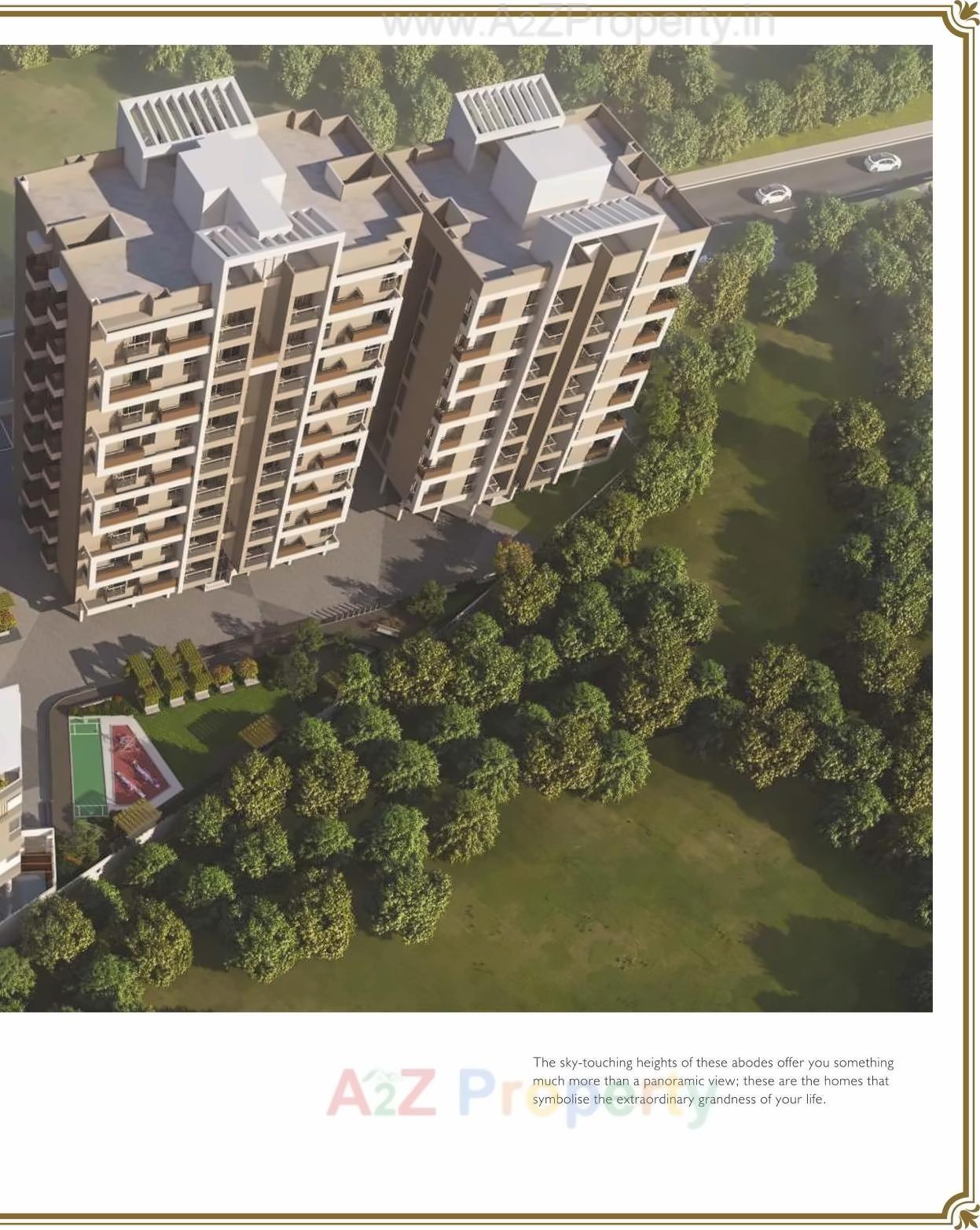 3D Elevation of real estate project Pride Century The Oval located at Aurangabad-m-corp, Aurangabad, Maharashtra