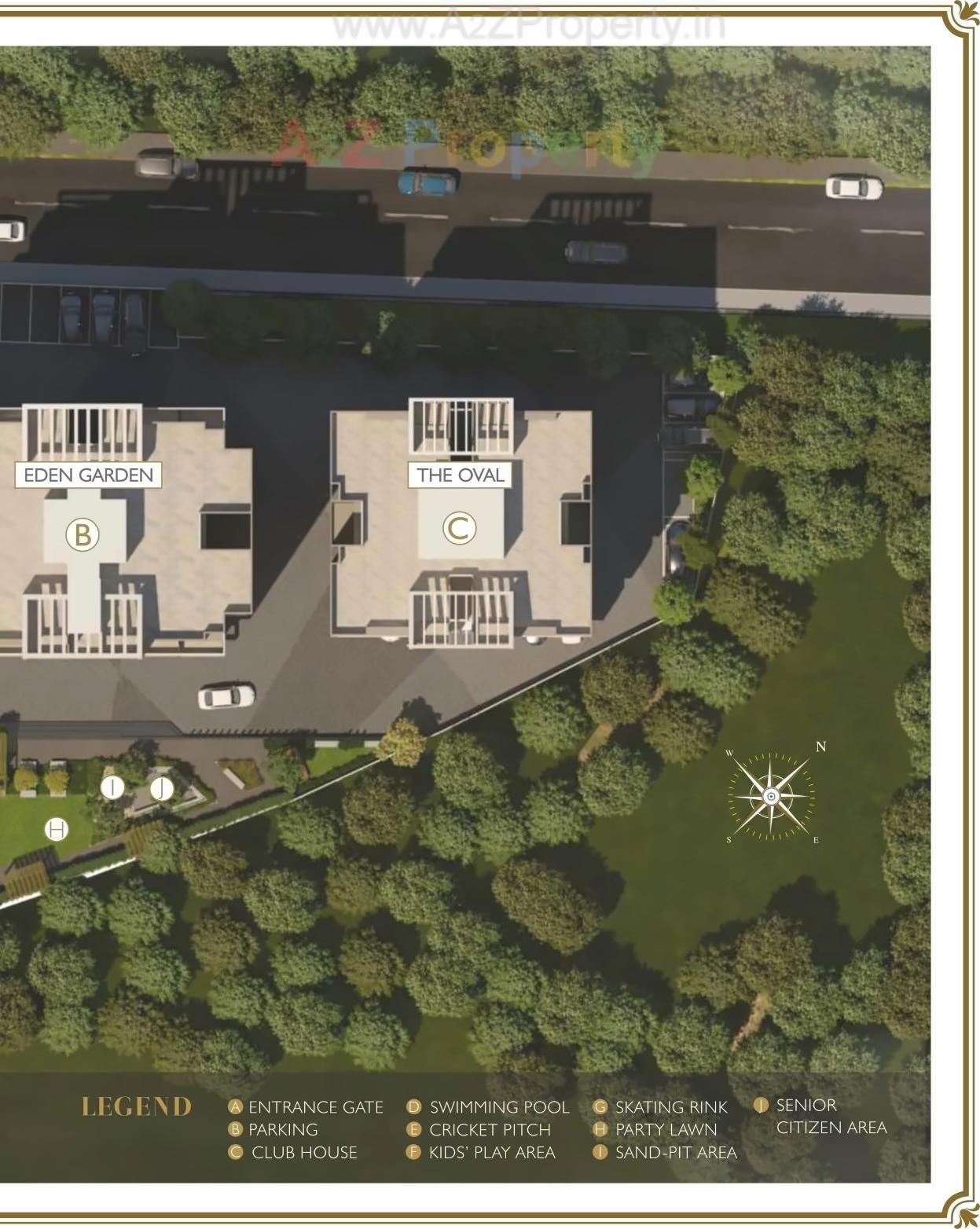 3D Elevation of real estate project Pride Century The Oval located at Aurangabad-m-corp, Aurangabad, Maharashtra