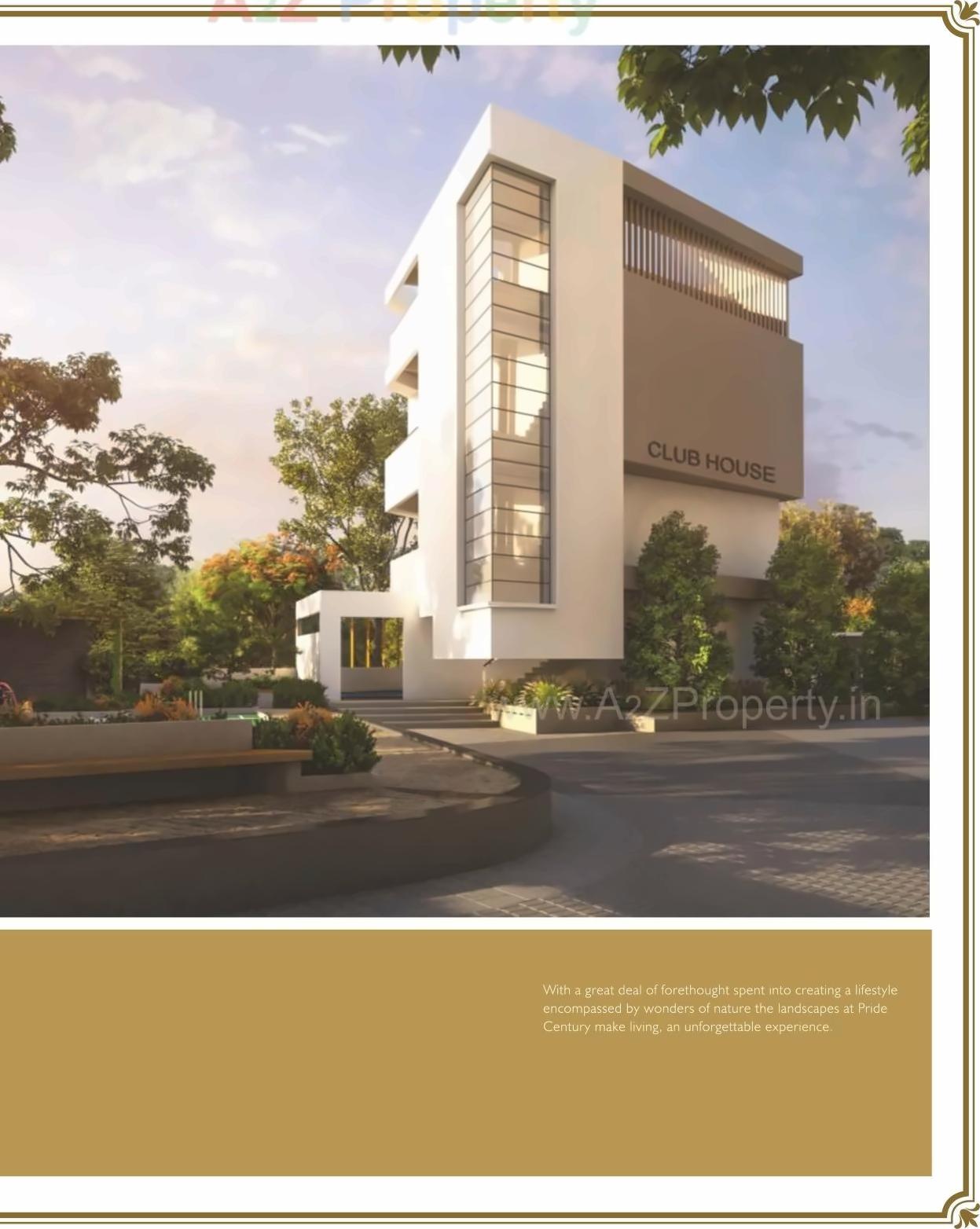 3D Elevation of real estate project Pride Century The Oval located at Aurangabad-m-corp, Aurangabad, Maharashtra