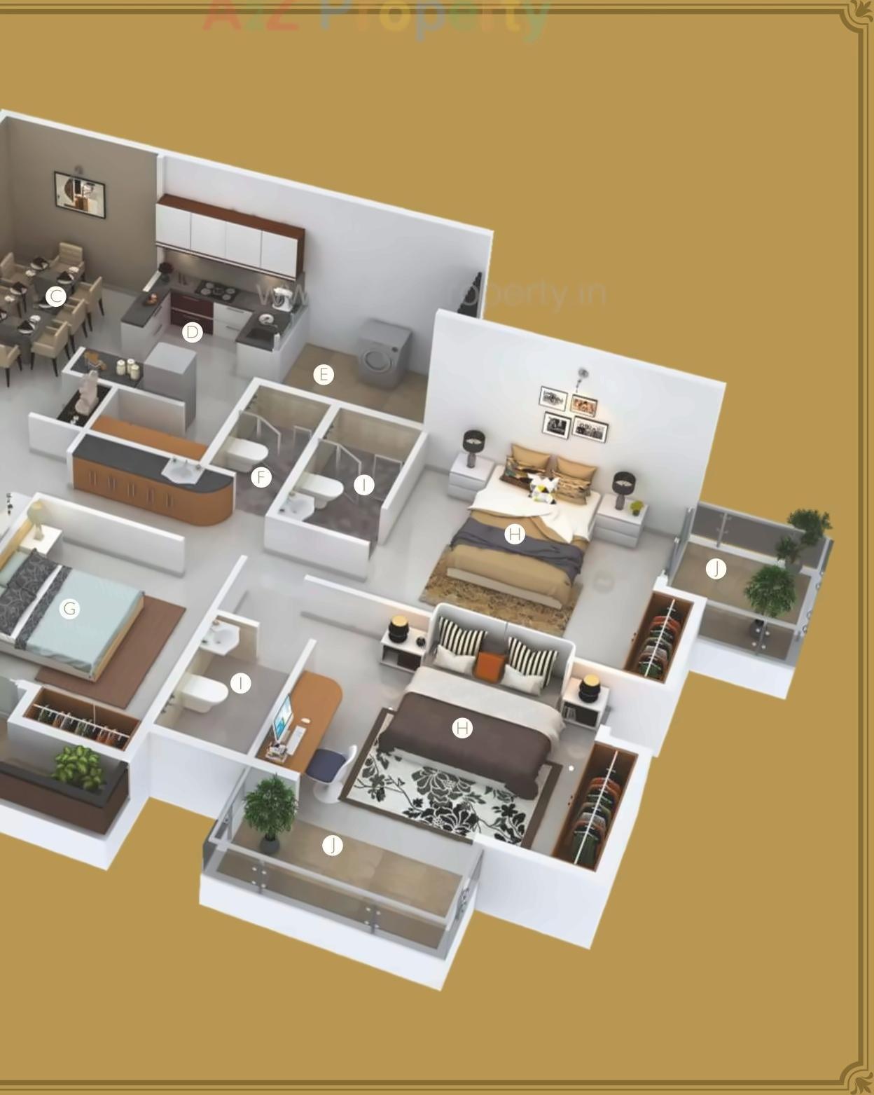 Layout of real estate project Pride Century The Oval located at Aurangabad-m-corp, Aurangabad, Maharashtra