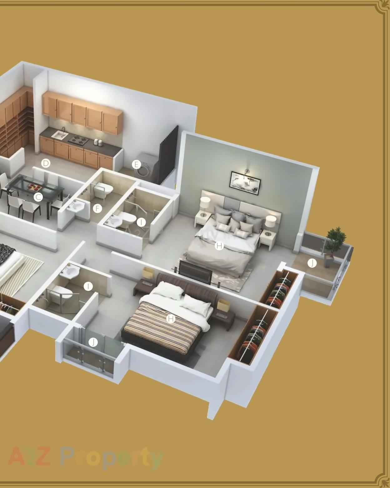 Layout of real estate project Pride Century The Oval located at Aurangabad-m-corp, Aurangabad, Maharashtra