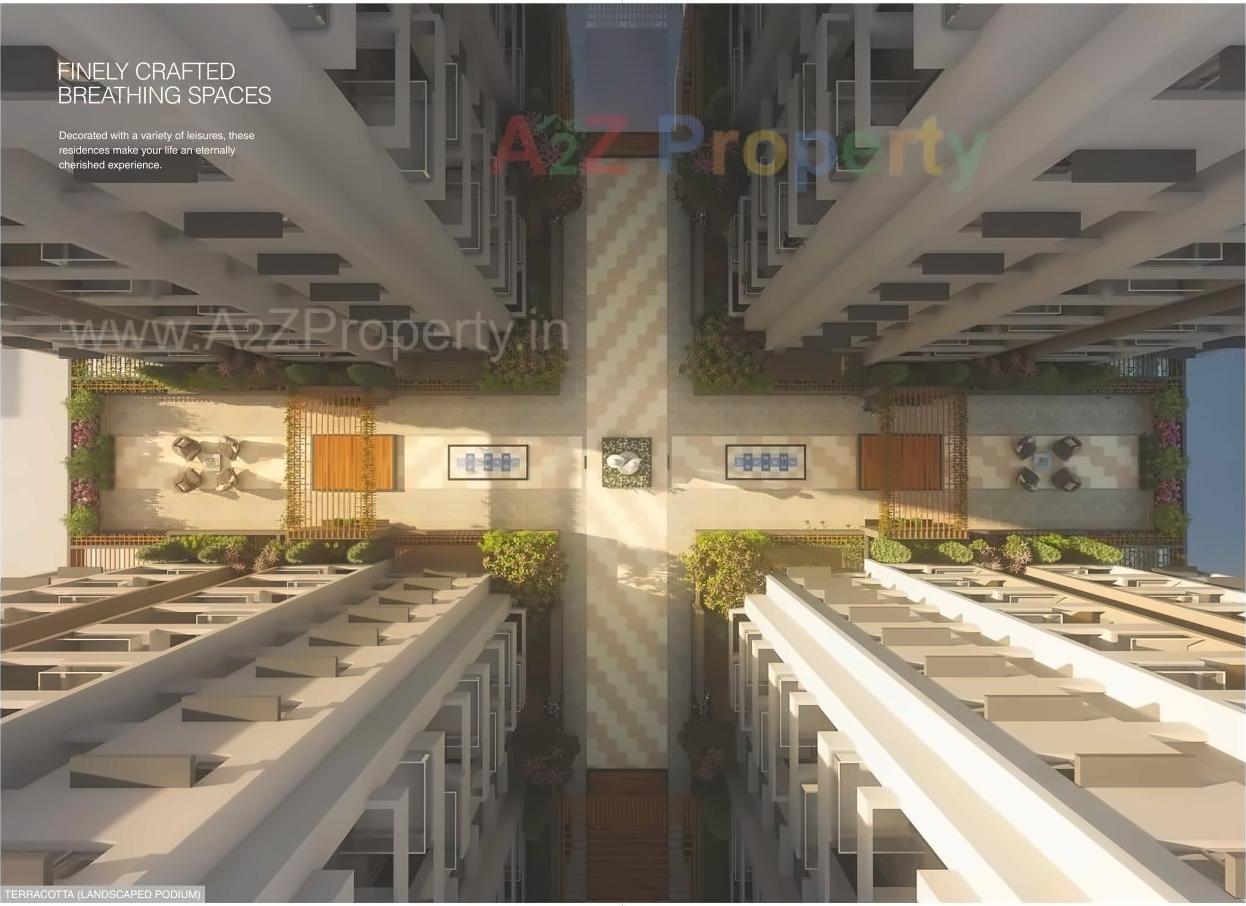 3D Elevation of real estate project Saffron Landscapes located at Aurangabad-m-corp, Aurangabad, Maharashtra