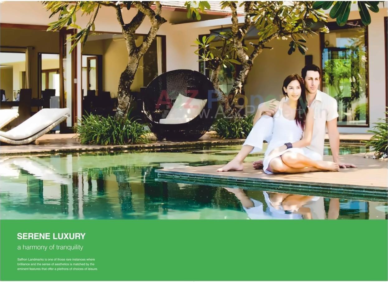 3D Elevation of real estate project Saffron Landscapes located at Aurangabad-m-corp, Aurangabad, Maharashtra