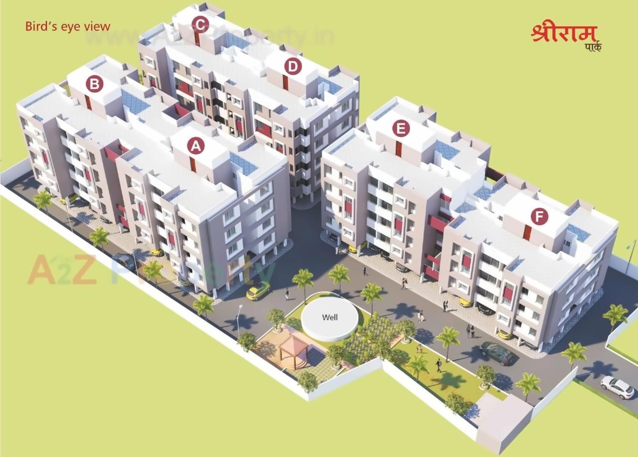 Layout of real estate project Shriram Park located at Aurangabad-m-corp, Aurangabad, Maharashtra