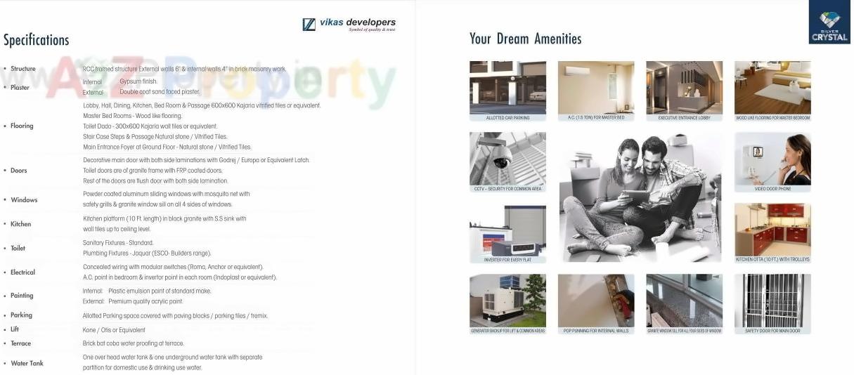  of real estate project Silver Crystal located at Aurangabad-m-corp, Aurangabad, Maharashtra