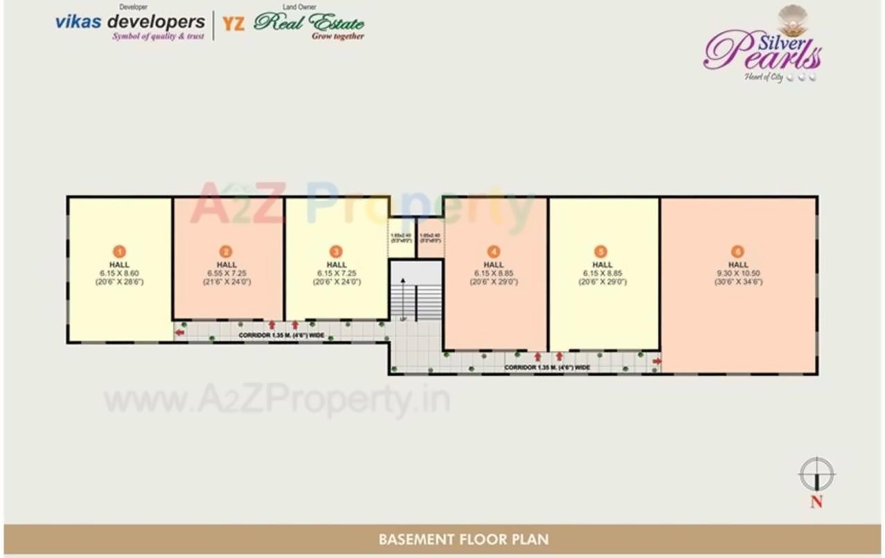 Layout of real estate project Silver Pearlss located at Aurangabad-m-corp, Aurangabad, Maharashtra