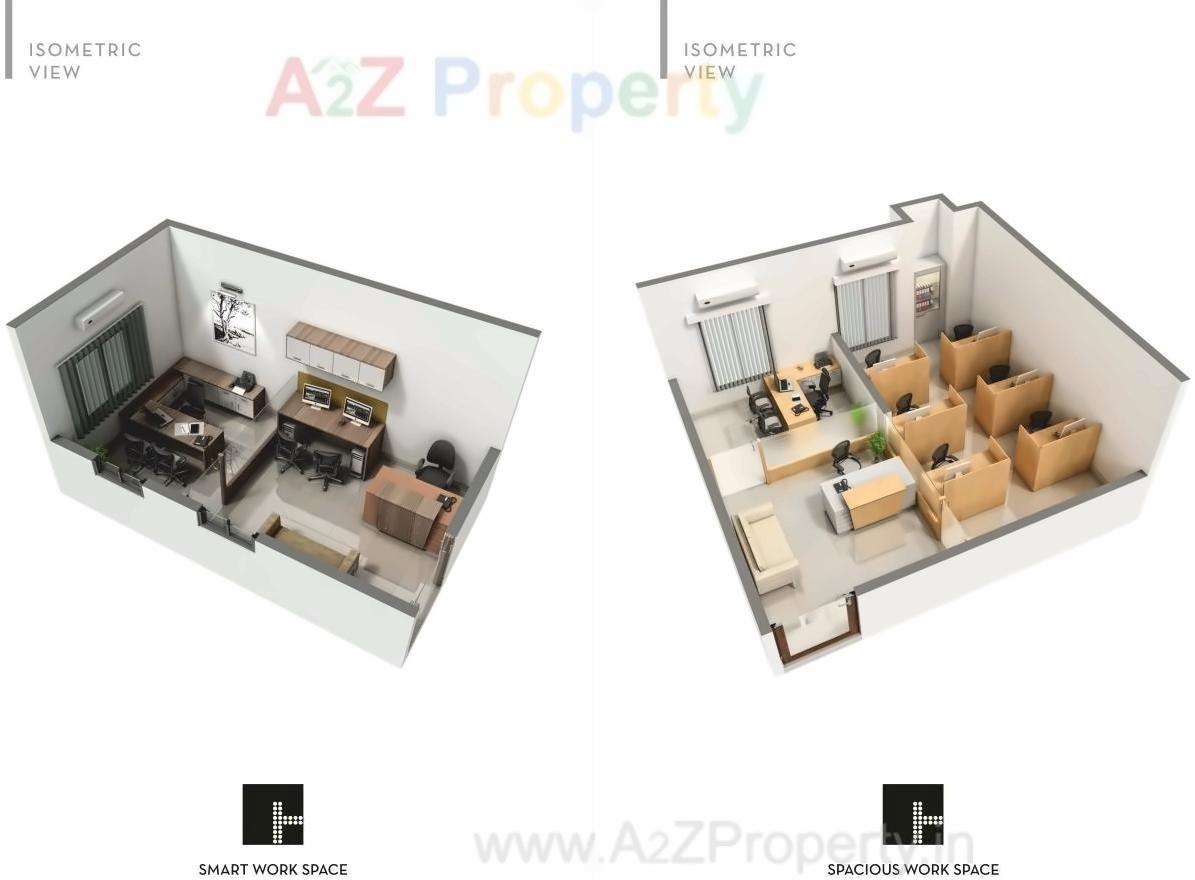 Layout of real estate project The Hub located at Shendra-kamangar, Aurangabad, Maharashtra