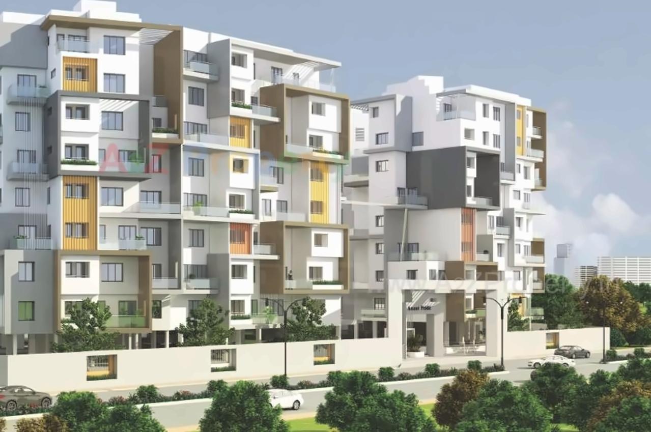 3D Elevation of real estate project Anant Pride Ii located at Kolhapur-m-corp, Kolhapur, Maharashtra
