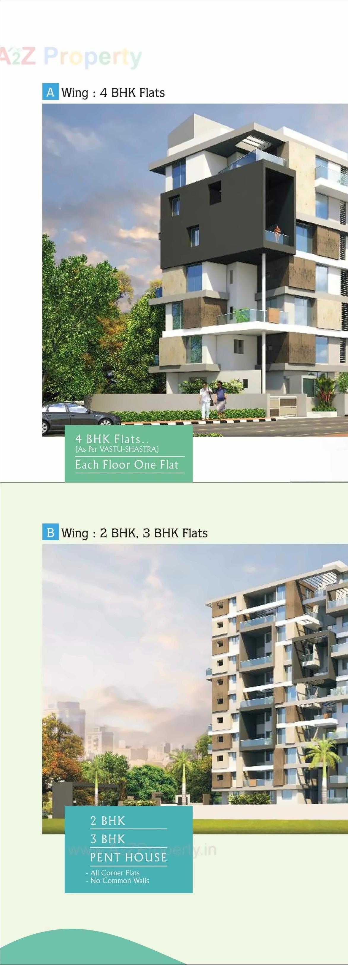 3D Elevation of real estate project Clyde Homes located at Kolhapur-m-corp, Kolhapur, Maharashtra