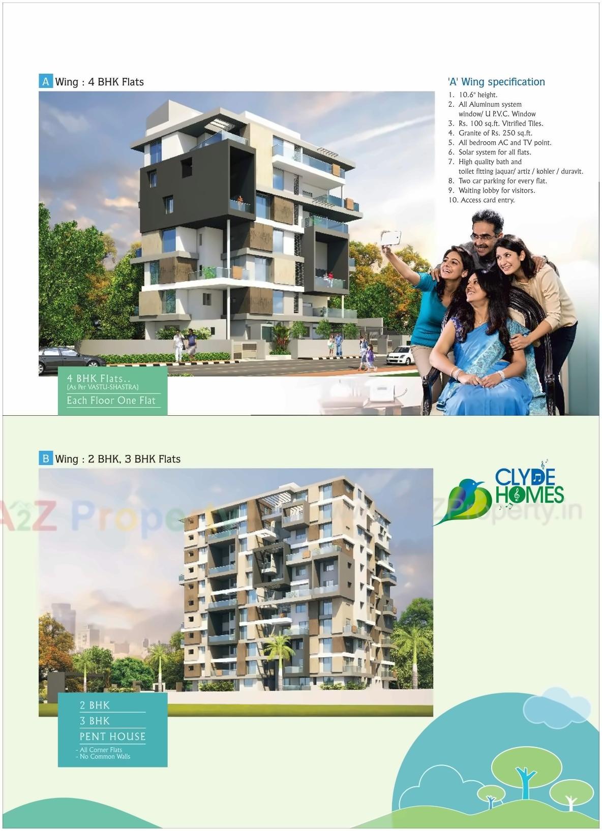  of real estate project Clyde Homes located at Kolhapur-m-corp, Kolhapur, Maharashtra