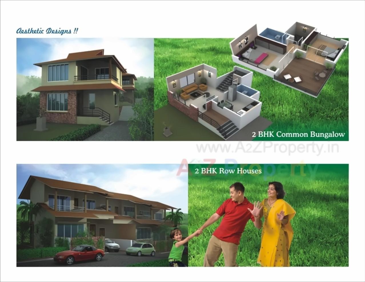 3D Elevation of real estate project Jyoti Monterio located at Japhale, Kolhapur, Maharashtra